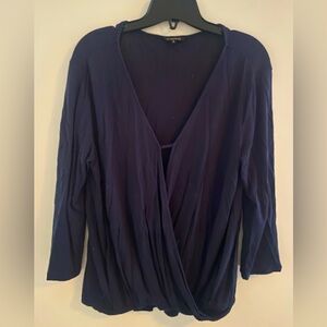 Navy blouse